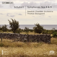 交響曲第８番『未完成』、第９番『グレート』　ダウスゴー＆スウェーデン室内管弦楽団
