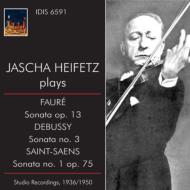 ヴァイオリン作品集/Heifetz Faure Debussy Saint-saens： Violin Sonatas