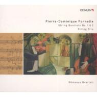 ポネル、ピエール＝ドミニク（1957-）/String Quartet 1 2 String Trio： Gemeaux Q
