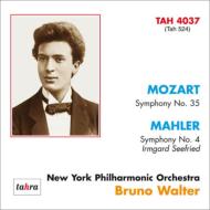 Mahler Symphony No, 4, Mozart Symphony No, 35, : Walter / New York Philharmonic, Seefried (1953)