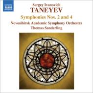 Symphonies Nos, 2, 4, : T.Sanderling / Novosibirsk Academic Symphony Orchestra