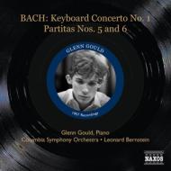 Хåϡ1685-1750/Keyboard Concerto 1 Partita 5 6  Gould(P) Bernstein / Columbia So (1957)