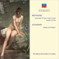 ١ȡ1770-1827/Septet Serenade Op.25 Melos Ensemble +schumann Adagio  Allegro
