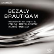 Flute Classical/Masterworks For Flute  Piano-poulenc F. martin Reinecke Martinu Messiaen Bezaly