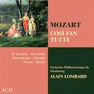 Cosi Fan Tutte : Lombard / Strasbourg Philharmonic, Te Kanawa, Stade, etc (1977 Stereo)(3CD)