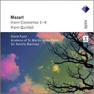 ⡼ĥȡ1756-1791/Horn Concerto 1-4 Horn Quintet Pyatt(Hr) Marriner / Asmf