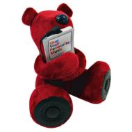 DJ SPEAKER Bear S (Bordeaux Rouge)