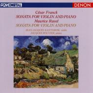 ե󥯡1822-1890/Violin Sonata Kantorow(Vn) Rouvier(P) +ravel