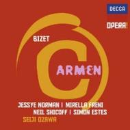 Carmen : Ozawa / French National Orchestra, Norman, Schicoff, Estes, Freni, etc (1988 Stereo)(2CD)