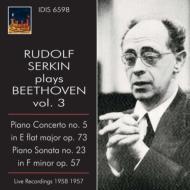 ベートーヴェン（1770-1827）/Piano Concerto 5 ： R. serkin(P) Caracciolo / Napoli Rai A. scarlatti O +sonata 2