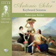 졼롢ȥ˥1729-1783/Harpsichord Sonatas Vol.3 Belder(Cemb)