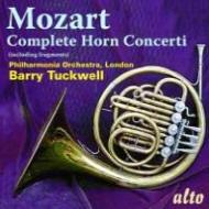 ⡼ĥȡ1756-1791/Horn Concerto 1-4 Fragments Tuckwell(Hr) / Po
