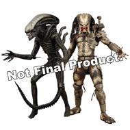 Alien / Predator Action Figure 2 Pack: Alien & Predator(Classic Ver.)