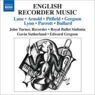 　オムニバス（リコーダー）/English Recorder Music： J. turner(Rec) G. sutherland / Royal Ballet Sinfonia