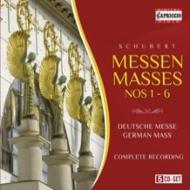 シューベルト（1797-1828）/Mass 1-6 Deutsche Messe： Robev / Sofia Po Bulgarian National Choir Creed / Berli