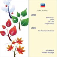 Ballet Music from Otello, Don Carlo, I Vespri Siciliani : Maazel / Cleveland Orchestra +Leoni: Bonynge