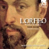 モンテヴェルディ（1567-1643）/L'orfeo： Jacobs / Concerto Vocale L. dale Ben-nun Larmore Scholl