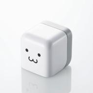 ELECOM: iPod / iPhone 2010 AC Charger CUBE USB FACE1: AVA-ACU01F1