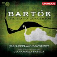 バルトーク (1881-1945)/Piano Concerto 1 2 3： Bavouzet(P) Noseda / Bbc Po