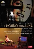 Il Mondo Della Luna : Moretti, Harnoncourt / Concentus Musicus Wien, D.Henschel, B.Richter, Genaux, etc (2009 Stereo)(2DVD)