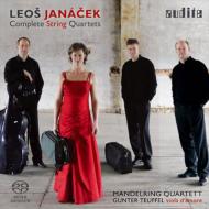 ヤナーチェク（1854-1928）/String Quartet 1 2 ： Mandelring Q G. teuffel(Va D'amore) (Hyb)