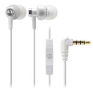audio-technica: iPod / iPhone / iPad Inner Ear Headphone ATH-CK400iWH (White)