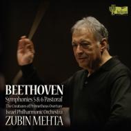 Symphonie Nos, 5, 6, Die Geschopfe des Prometheus Overture : Mehta / Israel Philharmonic