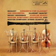 Clarinet Concerto, Clarinet Quintet : Goodman, Munch / Boston Symphony Orchestra, BSO String Quartet