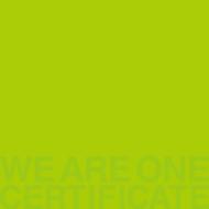 TRICERATOPS/We Are One -certificate-