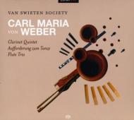 ウェーバー（1786-1826）/Clarinet Quintet Flute Trio Etc： Van Swieten Society (Hyb)