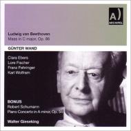 ١ȡ1770-1827/Mass In C G. wand / Cologne Rso (19544) +schumann Piano Concerto Gieseking(P) (