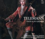 テレマン（1681-1767）/Viola Da Gamba Sonatas Concerto： Duftschmid(Gamb) Armonico Tributo Austria