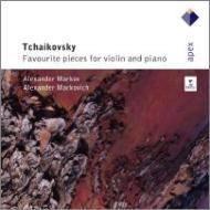 チャイコフスキー（1840-1893）/Works For Violin ＆ Piano： Markov(Vn) Markovich(P)