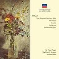 ホルスト (1874-1934)/Songs Terzetto Canons Medieval Lyrics： Pears Brainin(Vn) I. holst / Purcell Singe