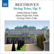 ١ȡ1770-1827/String Trios Op.9 Falvay(Vn) Fejervari(Va) Eder(Vc)