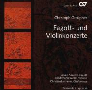 Bassoon Concertos, Violin Concerto: Azzolini(Fg)Wezel / Ensemble Il Capriccio