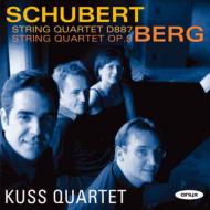 シューベルト（1797-1828）/String Quartet 15 ： Kuss Q +berg： String Quartet