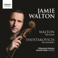 ウォルトン、ウィリアム（1902-1983）/Cello Concerto： J. walton(Vc) Briger / Po +shostakovich： Concerto 1