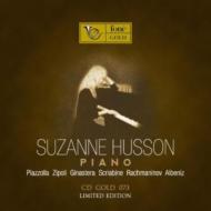 ピアノ作品集/(Gold)suzanne Husson： Piazzolla Zipoli Ginastera Scriabin Rachmoninov Albeniz