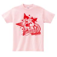 [HMV Original Color] SCANDAL x Carp Boya T-shirts Haruna (Light Pink): Size L