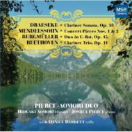 Clarinet Classical/Draeseke Mendelssohn Burgmuller Beethoven Pierce-aomori Duo Barrett(Vc)
