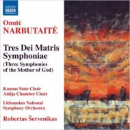 Tres Dei Matris Symphoniae: Servenikas / Lithuanian National So Kaunas State Cho Etc