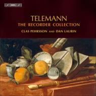 テレマン（1681-1767）/The Recorder Collection： Pehrsson Laurin(Rec) Drottningholm Baroque Ensemble Etc