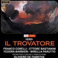 ヴェルディ（1813-1901）/Il Trovatore： Fabritiis / Teatro Di Roma F. corelli Bastianini Barbieri