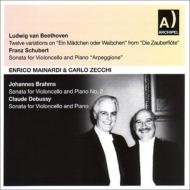 *チェロ・オムニバス*/Cello Sonata Etc-brahms Debussy Schubert Beethoven： Mainardi(Vc) Zecchi(P)