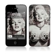 Musicskins / Ron English -Marilyn B & W(Iphone4�p)