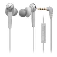 audio-technica: iPod / iPhone / iPad Inner Ear Headphone ATH-CKS55i WH (White)