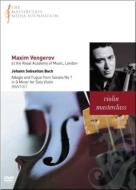 Vengerov Masterclass -Bach Adagio & Fugue from Sonata No, 1, Violin Solo