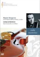 Vengerov Masterclass -Beethoven 1st mov from Violin Sonata No, 4,