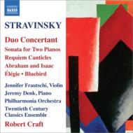 ȥ󥹥1882-1971/Duo Concertant Requiem Canticles Etc R. craft / Po Jfrautschi(Vn) Denk(P) Etc